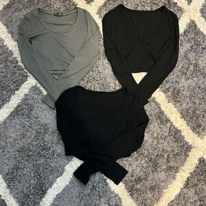 SHEIN- Long Sleeve Tops
